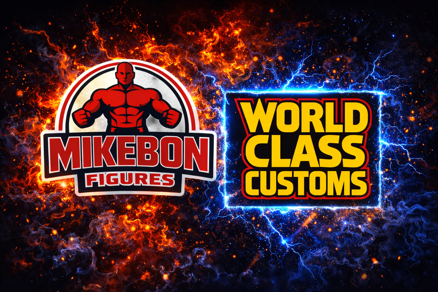 MikeBon Figures and World Class Customs official retail partnership